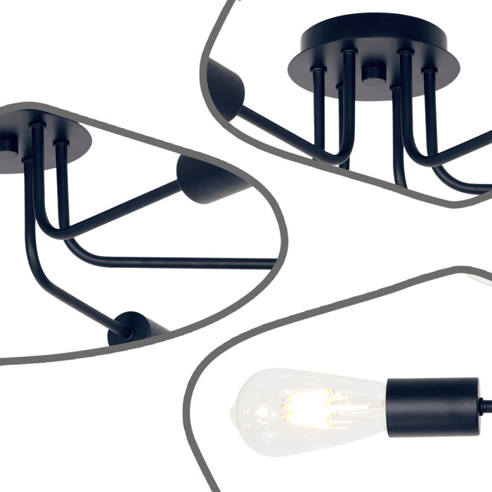 Corrigan Studio® Chilukki Corrigan Studio® Sputnik Semi Flush Mount